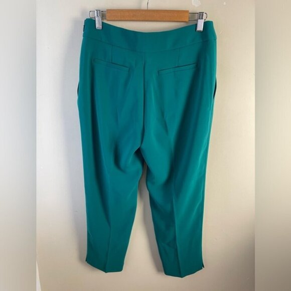 J.Crew Collection Women Green Casual ankle pleated front chino Pants NEW NWT 4 - Picture 2 of 13